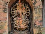 Kathmandu Changu Narayan 31 10 Armed Vaikuntha Vishnu With Lakshmi On His Lap Rides On Garuda In The North East Corner Of Changu Narayan